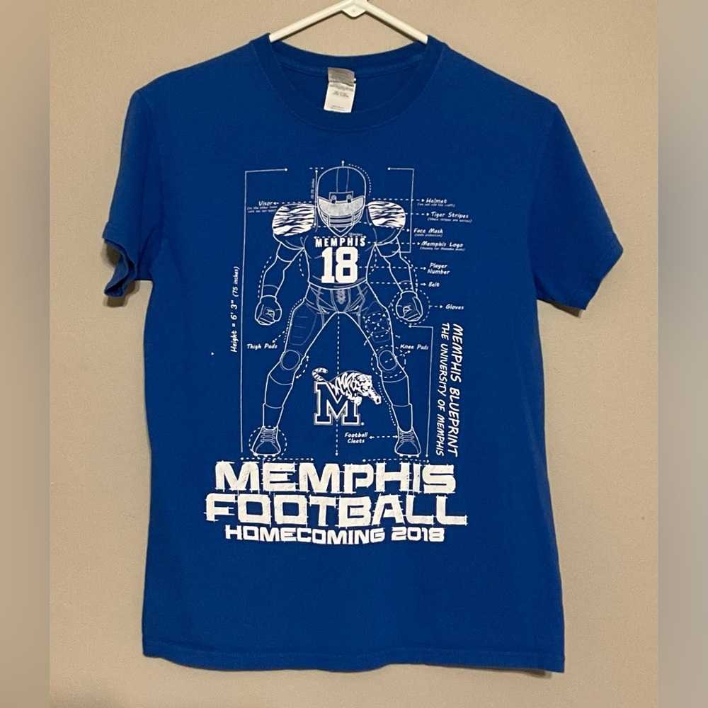 University of Memphis Tigers Football 2018 Homecoming Tee